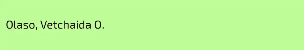 Olaso, Vetchaida O.